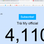 Xem thống kê sub Youtube chi tiết kênh mình