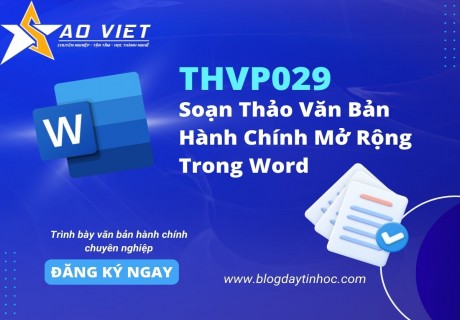 THVP029 – Soạn Thảo Văn Bản Hành Chính Mở Rộng Trong Word缩略图
