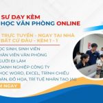 Gia Sư Tin Học Online – Dạy Kèm 1-1 Bám Sát Lộ Trình Học Ứng Dụng Vào Công Việc Thực Tế