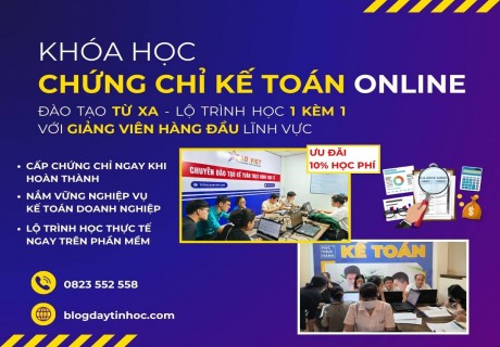 Khóa Học Chứng Chỉ Kế Toán Online – Đào Tạo Từ Xa Học 1 Kèm 1 Cùng Giảng Viên缩略图