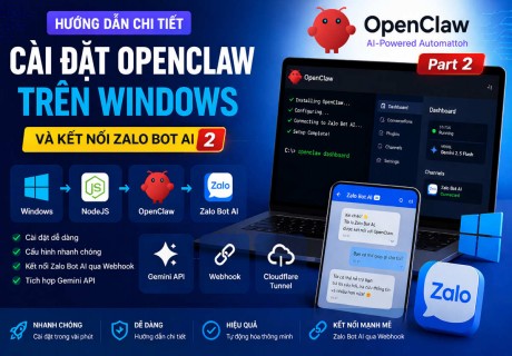 Hướng dẫn kết nối OpenClaw với Zalo để tạo Chatbot AI đơn giản từ A – Z cho người mới – Phần 2缩略图
