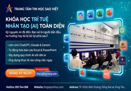 Khóa Học Trí tuệ Nhân tạo (AI) Toàn Diện – Làm Chủ Các Công Cụ AI, Giúp Bạn Tăng 150% Năng Suất Ngay Sau 1 Tuần缩略图