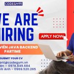Tuyển dụng Giảng viên Java Backend Partime tháng 04