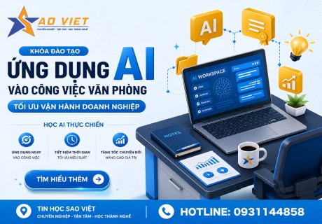 Tin học Sao Việt Đào tạo AI thực chiến cho CÔNG TY TNHH TERRACO VIỆT NAM缩略图