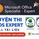 Tài Liệu Luyện Thi MOS Expert Mới Nhất 2026 – Word & Excel Expert, Full Bộ
