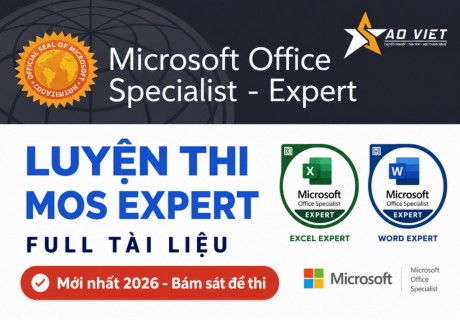 Tài Liệu Luyện Thi MOS Expert Mới Nhất 2026 – Word & Excel Expert, Full Bộ缩略图